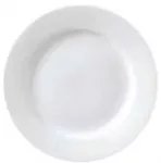 Multi Plok&scaron;ti lėk&scaron;tė su tiesiu kra&scaron;tu Superwhite &Oslash;26 cm porcelianas balta, 6 vnt./kartoną