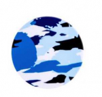 iLike Universal Pop Holder Camo Mėlyna