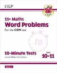 KNYGA Cgp Books 11+ CEM 10-Minute Tests: Maths Word Problems - Ages 10-11 Book 1 (with Online Edition)