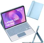 Strado Dėklas su klaviatūra Bluetooth do Lenovo Idea Tab Pro / Pro MT 12.7 12, mėlyna - ochronne su podstawką