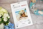 luca S Petit Point rinkinys "Azure beach" 18 x 18 cm SG735