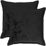 Pagalvėlės užvalkalas 2 pcs HOUTEN Juoda 60 x 60 cm Flanelė