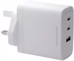 dbramante1928 IT - UK W. Įkroviklis - 2xUSB-C 100W + 1xUSB-A - baltas, vidinis, AC, baltas