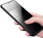 Dėklas 3D PRIVATUMAS Apsauginis stiklas skirtas iPhone 15 Pro - Juodas