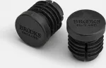 Brooks Vairo vamzdelio kam&scaron;čiai BROOKS RUBBER BAR END PLUGS Juodas (NEW)
