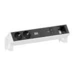 Bachmann DESK2 2xCEE7/3, 1xUSB C/C 100 W, 1xCM 1,0 m RAL9010 (19.07.7332)