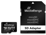 MEMORY Micro SDXC 512GB UHS-1/W/ADAPTER MR947 MEDIARANGE