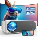 AKIYO ne&scaron;iojamas projektorius Full HD 1080p su Wi-Fi 6 ir Bluetooth 5.2 O8