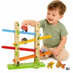 Viga Toys Žaislas čiuožykla VIGA, medinė