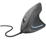TRUST My&scaron; Verto ergonomic pelė USB, juodas (juoda)