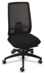 Dauphin Scandinavia Biro kėdė Dauphin Indeed Swivel, tinklelinė atlo&scaron;as, juoda