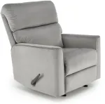 Fotelis KARIM recliner, pilkos spalvos
