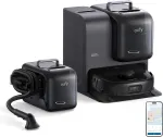 eufy robotas dulkių siurblys E28 Omni HydroJet su plovimu, 20 000 Pa, T2352