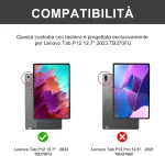 Winchking klaviatūra, skirta Lenovo Tab P12 Pro 12.7 colių 2023, klaviatūros dėklas, skirtas Lenovo P12, itali&scaron;ka magnetinė klaviatūra su foniniu ap&scaron;vietimu ir bluetooth, skirta Lenovo P12 Pro plan&scaron;etiniam kompiuteriui