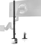 Laikiklis Ypač ilgas 814 mm itin tvirtas monitoriaus stovas, plieno strypas (iki 40 kg) - 2 dalių auk&scaron;čio reguliavimas, 2 montavimo parinktys, tinkamas "pasidaryk pats", juodas - standartinių monitoriaus laikiklių pakaitalas