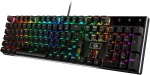 Redragon K556 mechaninė žaidimų klaviatūra, Us i&scaron;dėstymas, 18 režimų Rgb ap&scaron;vietimas, pilnai programuojama, metalinis korpusas, ergonomi&scaron;ka klaviatūra, juoda (red Switch)