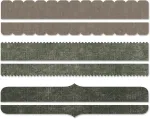 Sizzix Thinlits rinkinys, 6 vnt., dekoratyviniai apvadai, sukūrė Tim Holtz, 665435, įvairiaspalvis, vienas dydis