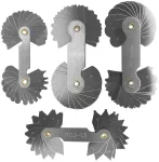 Emagtech spindulio matuoklių rinkinys, 4 vnt., nerūdijančio plieno spindulio matuoklių rinkinys, įgaubtas-i&scaron;gaubtas