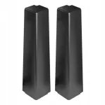 I&scaron;orinis kampas grindjuostei Masterline 15x60mm Cezar, juodas Ral9005 matinis