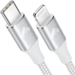 Usb c lightning kabelis 1 m usb c į lightning kabelis [mfi sertifikuotas] iphone įkrovimo kabelis nailoninis power delivery lightning kabelis usb c įkrovimo kabelis, skirtas 14 pro max/13/13 pro/12/12 pro max/11 pro/x/xs/8
