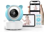 Spreest elektroninė auklė su wifi kamera, pasukama ir monitoriaus programėle