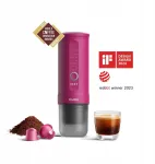 Automatinis kavos aparatas Outin Nano Espresso Maker 90 W, rožinis