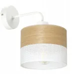 Toolight Sieninis &scaron;viestuvas ažūrinis gaubtas 20 cm skylutės lankas medis Loft Lenkija