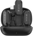 Devia microphone for smartphone USB-C wireless 2in1 juodas