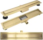 Du&scaron;o latakas REA Neox, Brushed Gold, 90 cm