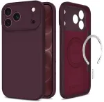 Dėklas TECH-PROTECT SILICONE MAGSAFE IPHONE 17 PRO MAX / 18 PRO MAX BURGUNDY
