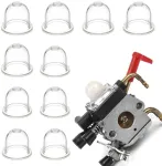 Ksjehw 10 vnt. grunto siurblys, skirtas stihl fs38 fs40 fs45 fs55 fs56 fs80 fs85 fs130, grunto lemputės karbiuratoriaus atsarginės dalys, siurblio lemputės priedai krūmapjovei, krūmapjovės sriegio pjovikliui