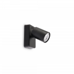 Sieninis &scaron;viestuvas Ideal Lux Wall lamp with 1 light RUDY, GU10, juodas