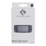 &bdquo;Nintendo Switch&ldquo; konsolės sieninis laikiklis, pagamintas &bdquo;FLOATING GRIP&reg;&ldquo;, juodas