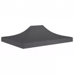 Proginės palapinės stogas, antracito spalvos, 4x3m, 270 g/m&sup2;