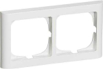 LAURITZ KNUDSEN FUGA&reg; rėmas Softline 631 modulis, dvigubas horizontalus, baltas