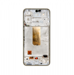 Dėklas LCD ekranas + jutiklinis blokas + priekinis dangtelis Samsung A546B Galaxy A54 5G Awesome Baltas (pakeitimų paketas)