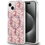 Dėklas GUESS GUHMP15MHGCUSTGP IPHONE 15 PLUS / 14 PLUS 6.7 "Rožinis / Rožinis HARDCASE IML GCUBE MAGSAFE