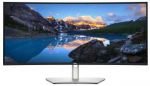 Monitorius DELL UltraSharp U3425WE, 86.7 cm (34.1"), 3440 x 1440 pikselių, Wide Quad HD, LCD, 8 ms, Juodas, Sidabrinis