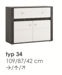 Extom Komoda SEVILLA TYP34
