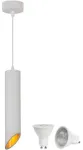 Pakabinamas &scaron;viestuvas, GU10, baltas, 60x300mm, su 5W, 2700K LED lempute