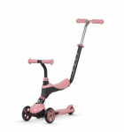 Qplay Scooter Sema 3in1 Rožinė