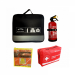 Alburnus Pirmos pagalbos rinkinys, liemenė, gesintuvas 1kg, komplektas BE AVARINIO