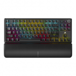CORSAIR K70 CORE TKL Wireless Tenkeyless Mechaninė klaviatūra žaidimams RGB LED pa&scaron;vietimas CORSAIR MLX Raudonas Juodas Juodas ABS DS Keycaps
