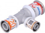 Uponor S-PRESS PLUS TEE RAUDONA PPSU 25-16-20
