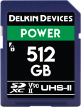 Atminties kortelė Lexar Delkin SDXC Power 2000X UHS-II U3 R300/W250 (V90) 512GB