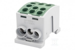 Pozostali Spaustukas HLK F-ELEKTRO 125A-3 (1x35,2x25 / 1x35,2x25) Al/Cu IP20 žalias