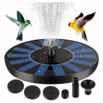 Realprices Plaukiojantis saulės fontanas, automatinis sodo papuo&scaron;alas tvenkiniui