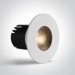 6,5W LED įleidžiamas &scaron;viestuvas, baltas, 3000/3500/4000K, dimeriuojamas, 10107HA/W/V
