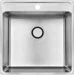 Virtuvinė plautuvė Laveo Besos SLB_010T, Brushed Inox