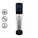 Pumped By Shots MegaLift - Automatic Atsparus vandeniui Penis Pump - Juodas